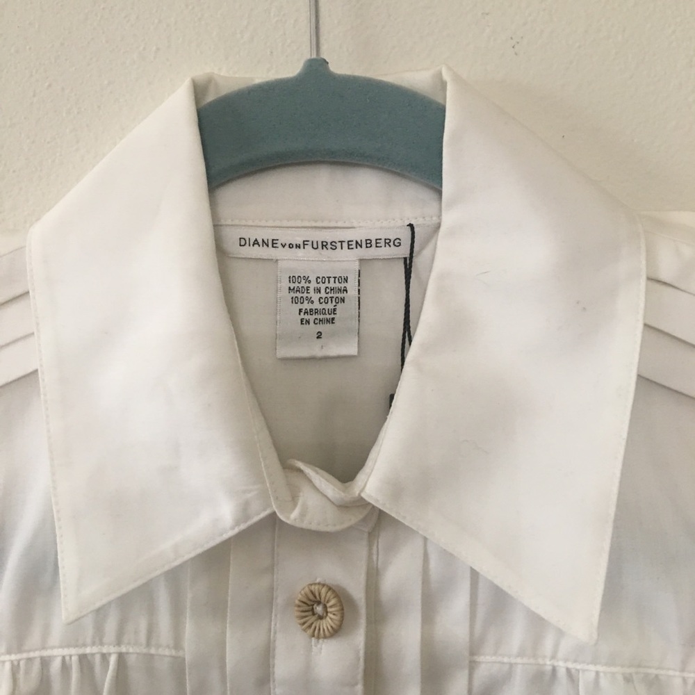 Dvf White Top - image 3